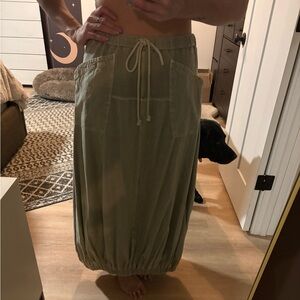 NWOT Free People Beach Maxi Utility Skirt